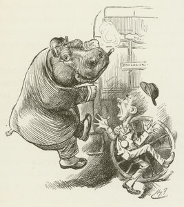 Illustration för Sylvie och Bruno av Lewis Carroll av Harry Furniss