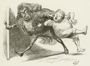 Illustration för Sylvie och Bruno av Lewis Carroll av Harry Furniss