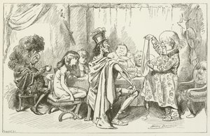 Illustration för Sylvie och Bruno av Lewis Carroll av Harry Furniss