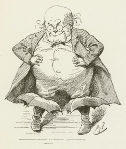 Illustration för Sylvie och Bruno av Lewis Carroll av Harry Furniss