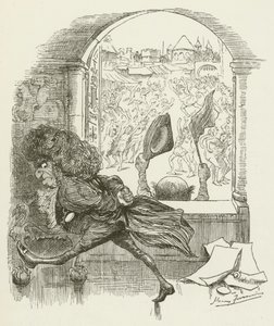Illustration för Sylvie och Bruno av Lewis Carroll av Harry Furniss