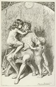 Illustration för Sylvie och Bruno av Lewis Carroll av Harry Furniss