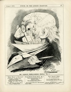 Illustration av Harry Furniss (1854-1925) i Punch av Harry Furniss