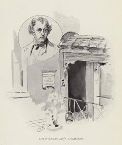 Lord Macaulays kammare av Harry Furniss