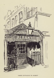 Norra infarten till Albany av Harry Furniss