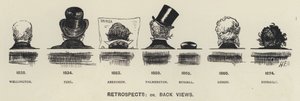 Tillbakablickar eller bakåtsyner från ledande politiker från 1800-talet (litho) av Harry Furniss