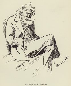 Höger ärade W E Forster av Harry Furniss