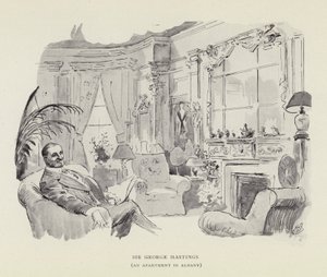 Sir George Hastings, en lägenhet i Albany av Harry Furniss