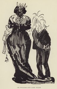 Sir William och Lady Wilde av Harry Furniss