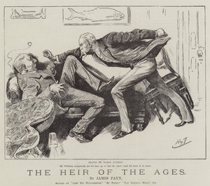 Tidernas arvtagare, av James Payn av Harry Furniss