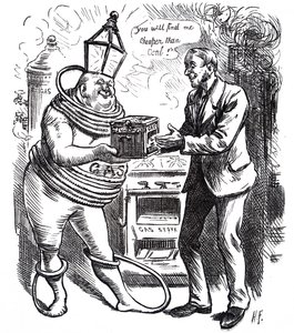 Den billiga kostnaden för gas. av Harry Furniss