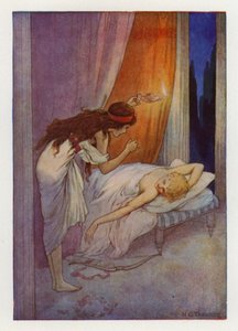 Amor, som leep (färglitografi)