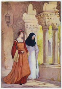 Illustration till Don Quijote (färglitografi) av Harry George Theaker