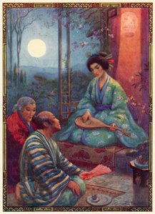 Prinsessan Splendour of the Feathery Bamboo (färglitografi) av Harry George Theaker