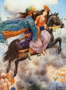 The Princess Returns to Persia, illustration från "Children