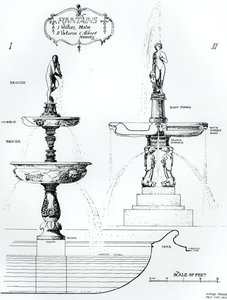 Fountains, Wilton House, Wiltshire och Victoria and Albert Museum, London av Harry Inigo Triggs