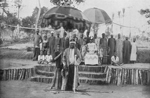 John Boko Cobham, kung av Old Calabar, södra Nigeria, 1912 av Harry Johnston