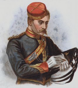 A Captain of the 12th Lancers (chromolitho)