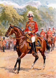 Fältmarskalk Earl Kitchener (färglitografi) av Harry Payne