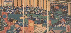 Möte med utländska dignitärer, 1867 Meiji 1.