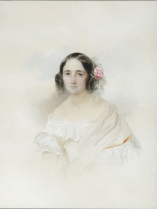 Porträtt av Anna Alexeevna Olenina 1808-1888, 1839