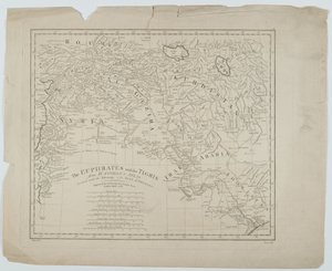 Eufrat och Tigris från DAnvilles Atlas, graverad av Thomas Bowen, 1788 av Haywood Haywood
