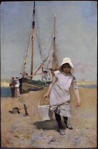 En Breton Fisher Girl