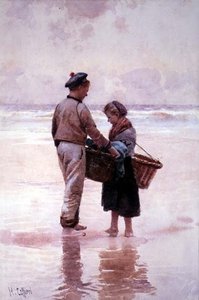 Breton Fisherchildren av Hector Caffieri