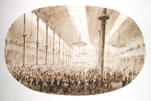 En bankett, ca 1865 av Hector Horeau
