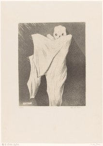 De Dood (originaltitel på objekt) Masker (original serietitel på objekt) av Hein von Essen (signed by artist)