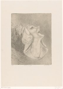 De sentimenteele joffer (originaltitel på objekt) Masker (original serietitel på objekt) av Hein von Essen (signed by artist)