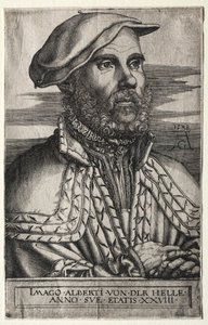 Albert van der Helle, 1538. av Heinrich Aldegrever