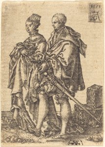 Dansande par av Heinrich Aldegrever