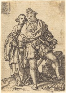 Dansande par av Heinrich Aldegrever