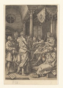 Daniel förhör de äldste Susannas historia (serietitel) av Heinrich Aldegrever
