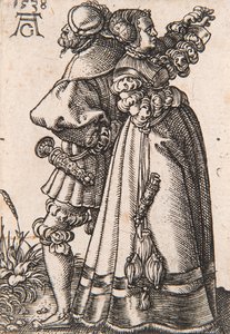 Från serien The Small Wedding Dancers, 1538. av Heinrich Aldegrever