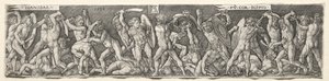 Hannibal Fighting Scipio, 1538. av Heinrich Aldegrever