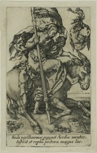 Sysslöshet, från lasterna av Heinrich Aldegrever