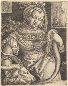 Omåttlighet, 1528. av Heinrich Aldegrever