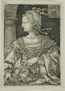 Judith med huvudet av Holofernes av Heinrich Aldegrever