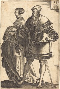 Stora bröllopsdansare av Heinrich Aldegrever