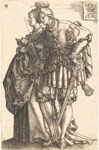 Stora bröllopsdansare, 1538. av Heinrich Aldegrever