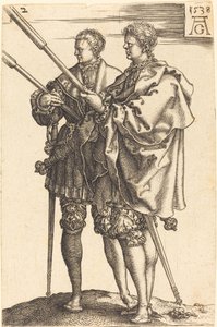 Stora bröllopsdansare, 1538. av Heinrich Aldegrever