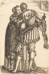 Stora bröllopsdansare, 1538. av Heinrich Aldegrever