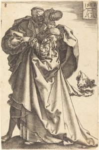 Stora bröllopsdansare, 1538. av Heinrich Aldegrever