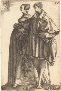 Stora bröllopsdansare, 1538. av Heinrich Aldegrever