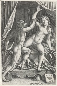 Lucretia och Sextus Tarquinius Lucrecia (titel på objekt)