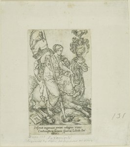 Lust, från dygder och laster av Heinrich Aldegrever
