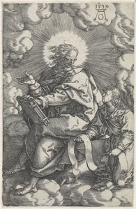 Matthews Fyra evangelister (serietitel) av Heinrich Aldegrever
