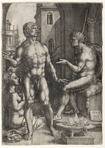 Mucius Saevola av Heinrich Aldegrever